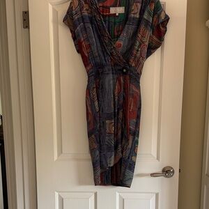 PUNUNU Colorful Asymmetrical Dress